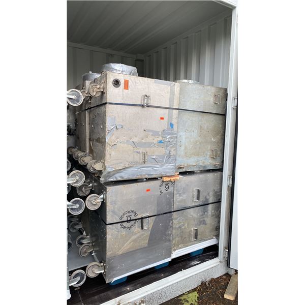 PALLET OF ASSORTED COMMERCIAL ALUMINUM RESTORATION FRESH AIR SYSTEMS *MUST TAKE ALL ON PALLET*