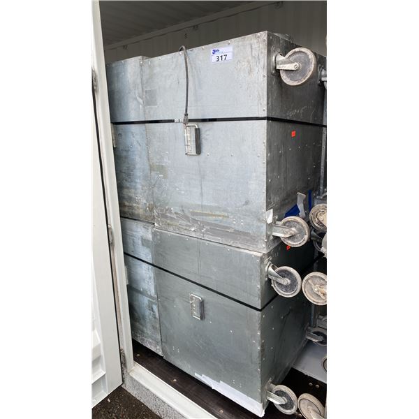 PALLET OF ASSORTED COMMERCIAL ALUMINUM RESTORATION FRESH AIR SYSTEMS *MUST TAKE ALL ON PALLET*