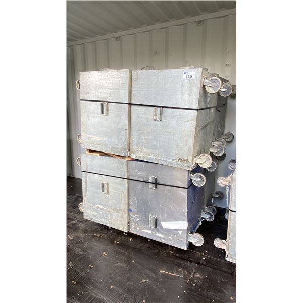 PALLET OF ASSORTED COMMERCIAL ALUMINUM RESTORATION FRESH AIR SYSTEMS *MUST TAKE ALL ON PALLET*