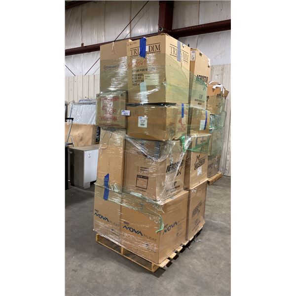 PALLET OF ASSORTED RESTORATION PADS / FRESH AIR FILTERS *MUST TAKE ALL ON PALLET*