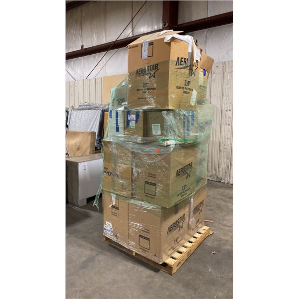 PALLET OF ASSORTED RESTORATION PADS / FRESH AIR FILTERS *MUST TAKE ALL ON PALLET*