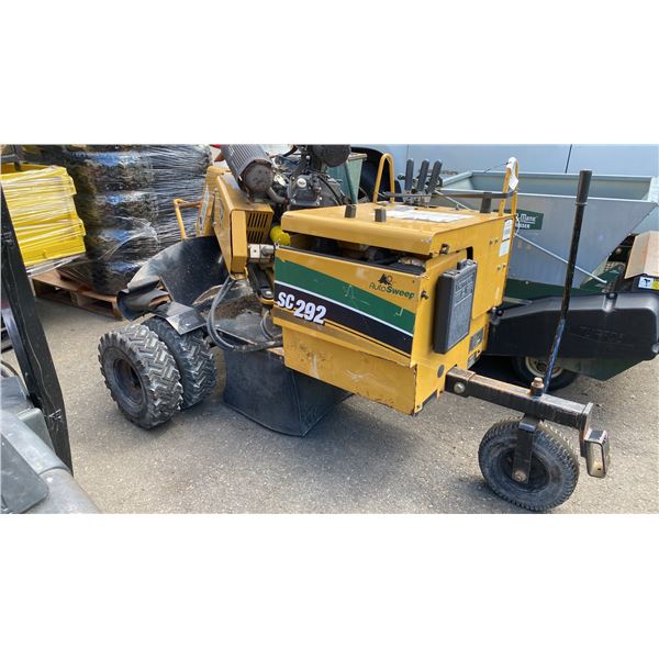 VERMEER SC292 AUTO SWEEP STUMP CUTTER, YELLOW, VIN 1VRF102Y9E1000316,