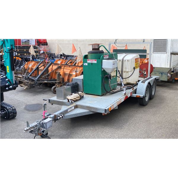 2011 HIGHTLINER AQUACIDE HOT WATER WEED CONTROL DUAL FLAT DECK, GREY, VIN 2H9BT2MS2BR003572,
