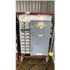 Image 1 : RED HEAVY DUTY INDUSTRIAL MOBILE JOB SITE POWER DISTRIBUTION CENTER WITH HEAVY CABLE
