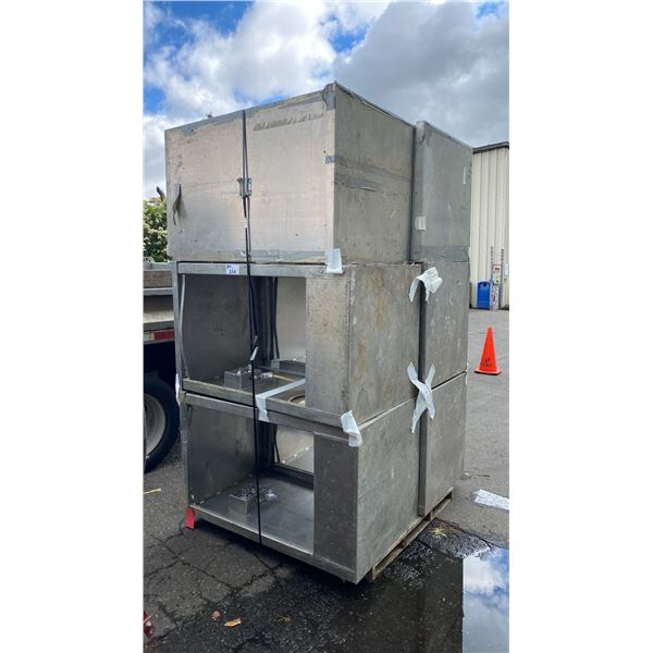 PALLET OF 6 ALUMINUM INDUSTRIAL WASH STATION *MUST TAKE ALL ON PALLET*