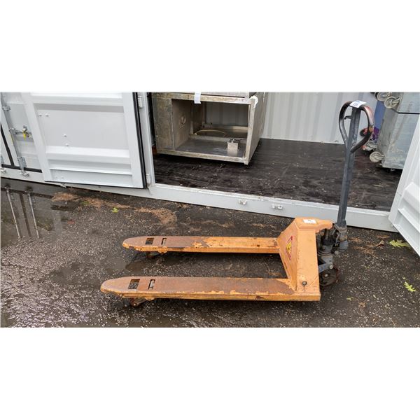 U-LIFT YELLOW 5,500 LBS CAPACITY MOBILE INDUSTRIAL PALLET JACK