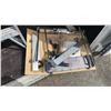 Image 3 : MASTERCRAFT MAXIMUM ELECTRIC PORTABLE TABLE SAW WITH ACCESSORIES IN WOODEN CRATE *WHEELS INCLUDED,