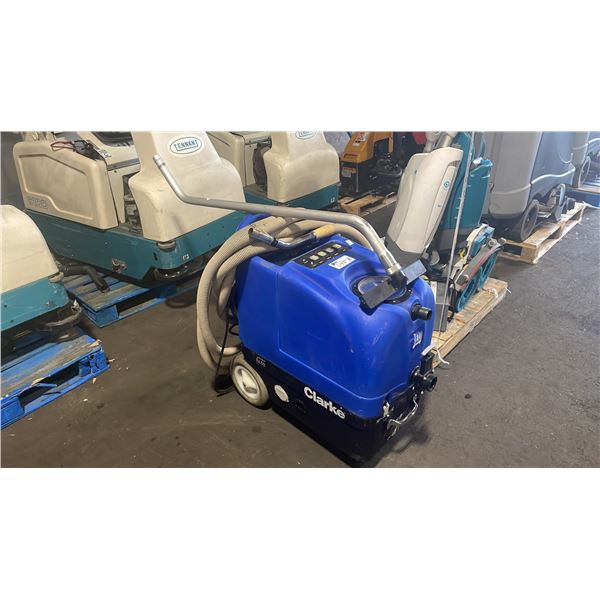 CLARKE BEXT COMMERCIAL ELECTRIC WALK BEHIND JANITORIAL VACUUM WITH HOSE & WAND