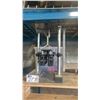 Image 1 : 8 HEAD COMMERCIAL COUNTER TOP HAND OPERATED RING CAPPER WITH BIN OF ATTACHMENTS *BIN INCLUDED*