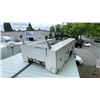 Image 3 : READING CLASSIC 2 WHITE 8 DOOR 132"L X 94"W TRUCK SERVICE BOX WITH HEADACHE RACK, MINI DECK CRANE,