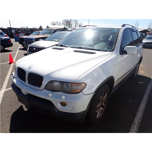 2006 BMW X5 RUNS WITH MECHANICAL PROBLEMS