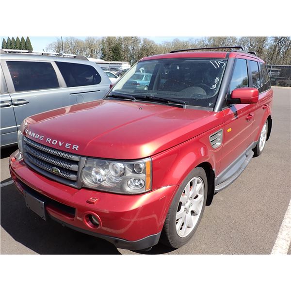 2008 Land Rover Range Rover Sport