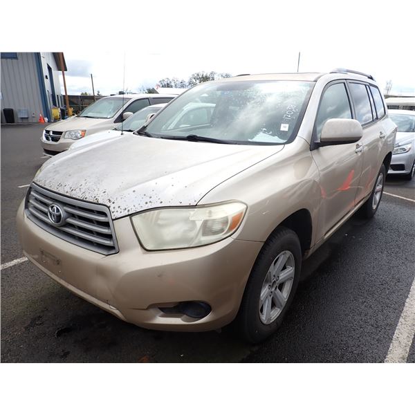 2008 Toyota Highlander RUNS WITH MECHANICAL PROBLEMS
