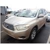 Image 1 : 2008 Toyota Highlander RUNS WITH MECHANICAL PROBLEMS