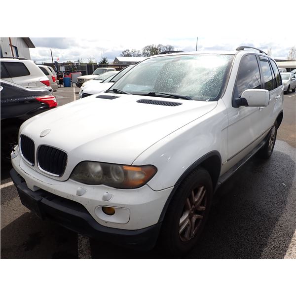 2006 BMW X5 RUNS WITH MECHANICAL PROBLEMS