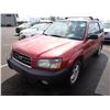 Image 1 : 2003 Subaru Forester RUNS WITH MECHANICAL PROBLEMS