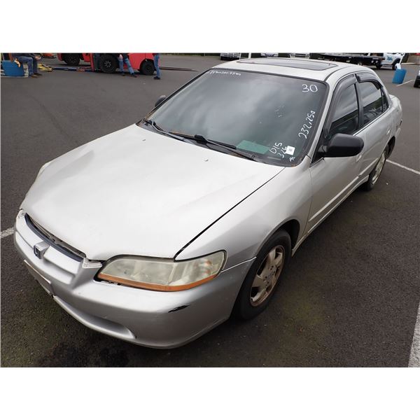1999 Honda Accord RUNS WITH MECHANICAL PROBLEMS