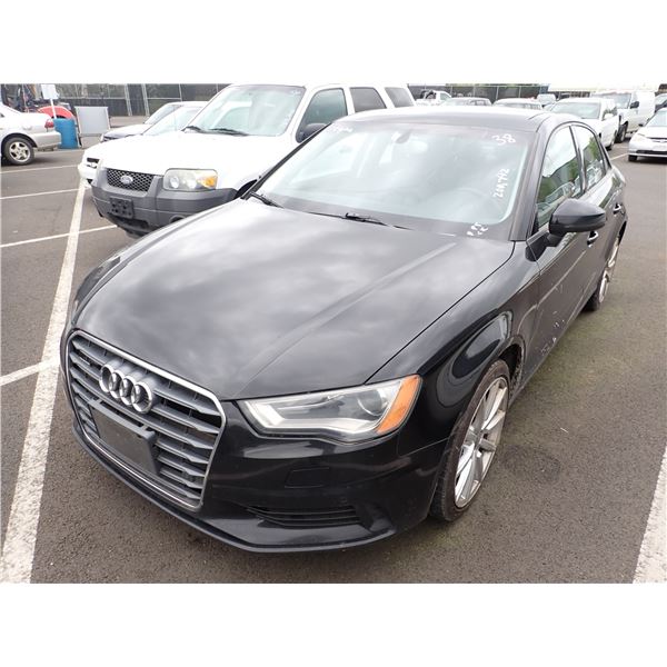 2015 Audi S3 RUNS WITH MECHANICAL PROBLEMS