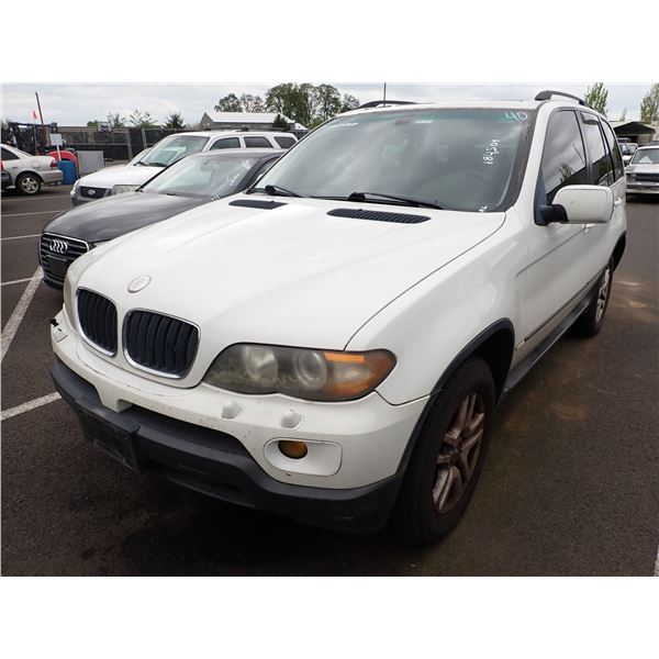 2006 BMW X5 RUNS WITH MECHANICAL PROBLEMS
