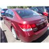 Image 4 : 2012 Subaru Legacy