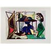 Image 1 : Pablo Picasso GIRL DRAWING Estate Signed Limited Edition Giclee