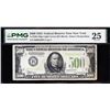 Image 1 : 1934 $500 New York FRN PMG 25