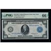 Image 1 : 1914 $10 New York FRN PMG 66EPQ
