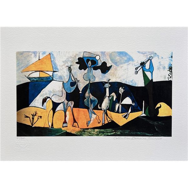 Pablo Picasso JOY OF LIVING Estate Signed Limited Edition Giclee