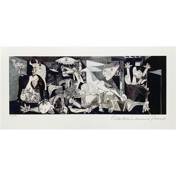 Pablo Picasso GUERNICA Estate Signed Limited Edition Giclee