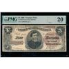 Image 1 : 1890 $5 Treasure Note PMG 20