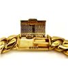 Image 10 : 14 Kt Gold Plate 57.4 Grams Monogramed "J" Curb Link Bracelet
