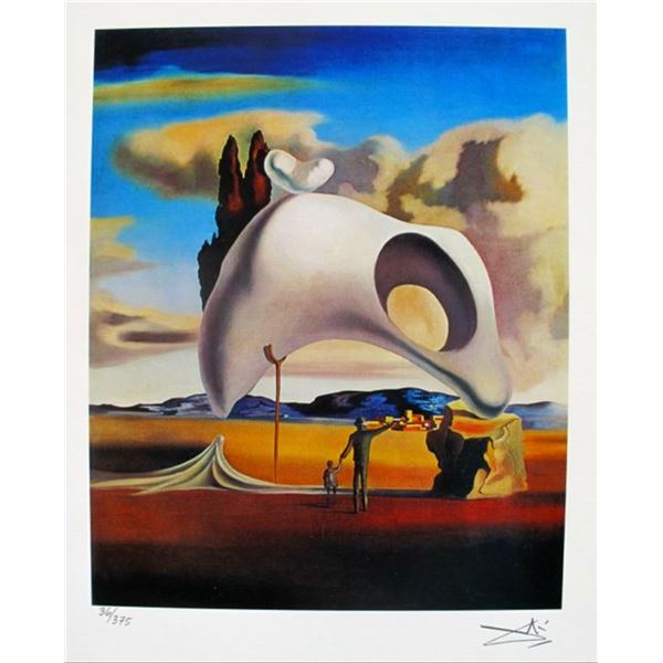 Salvador Dali ATRUISTIC VESTIGES AFTER THE RAIN Facsimile Signed & Numbered Giclee