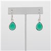 Image 7 : Lab Created Stunning 4 Piece Tsavorite Garnet Jewelry Set