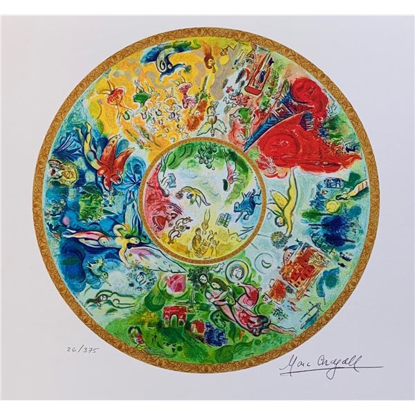 Marc Chagall PARIS OPERA CEILING Limited Edition Facsimile Signed Giclee
