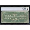 Image 2 : 1861 $10 Demand Note PCGS 20