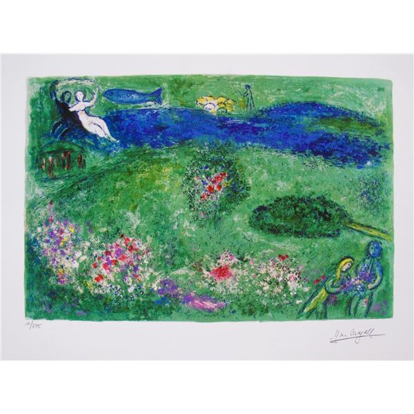 Marc Chagall THE ORCHARD Facsimile Signed Limited Edition Giclee