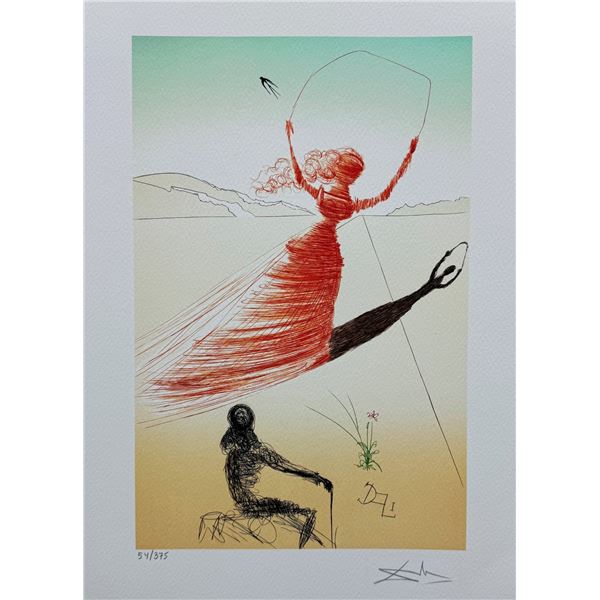 Salvador Dali ALICE IN WONDERLAND Signed Limited Edition Giclee