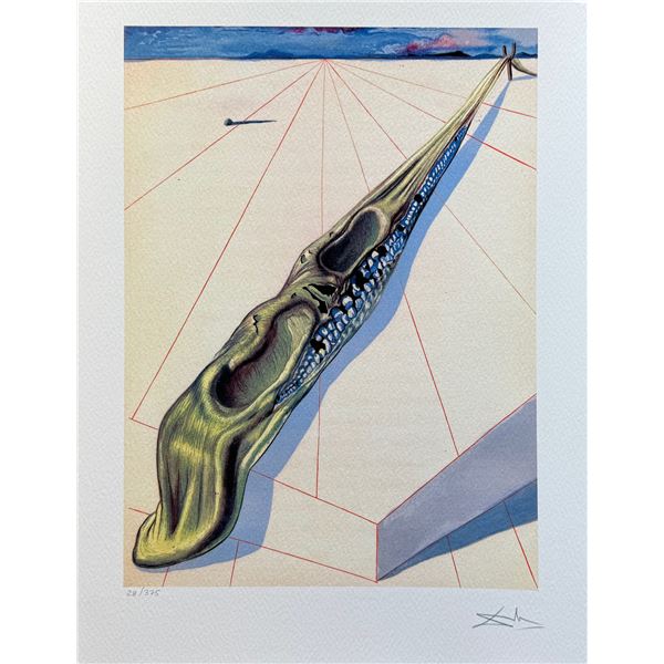 Salvador Dali Divine Comedy BLASPHEMERS Facsimile Signed Numbered Giclee