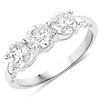 Image 1 : 14KT White Gold 1.50ctw Lab Diamond Ring