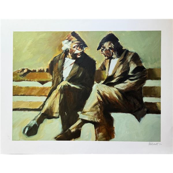 Aldo Luongo TELLING STORIES Hand Signed Limited Edition Serigraph Art