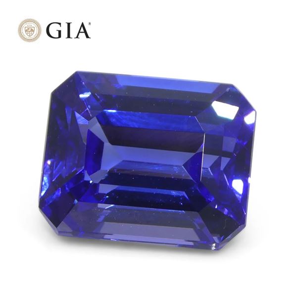 Large 5.77 Ct GIA Certified Natural Tanzanite