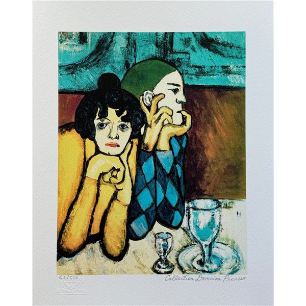 Pablo Picasso HARLEQUIN & COMPANION Estate Signed Limited Edition Giclee
