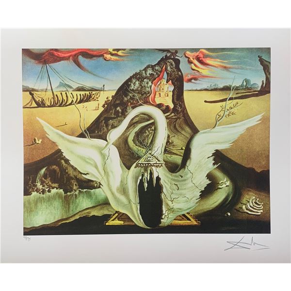 Salvador Dali SWAN BACCHANALE Facsimile Signed Numbered Giclee