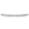 Image 2 : Plated Rhodium 1.60ctw Moissanite Bracelet