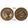 Image 1 : 1845 Braided Hair Cent PCGS MS65BN