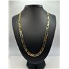 Image 1 : 36.8 Gram 14 Kt. Gold Plate Figaro Italian Link Chain