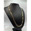 Image 3 : 36.8 Gram 14 Kt. Gold Plate Figaro Italian Link Chain