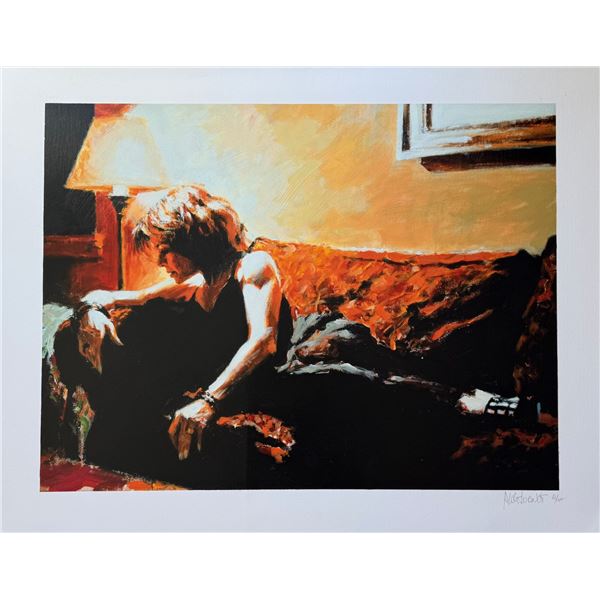 Aldo Luongo SILHOUETTE Hand Signed Limited Edition Serigraph Art