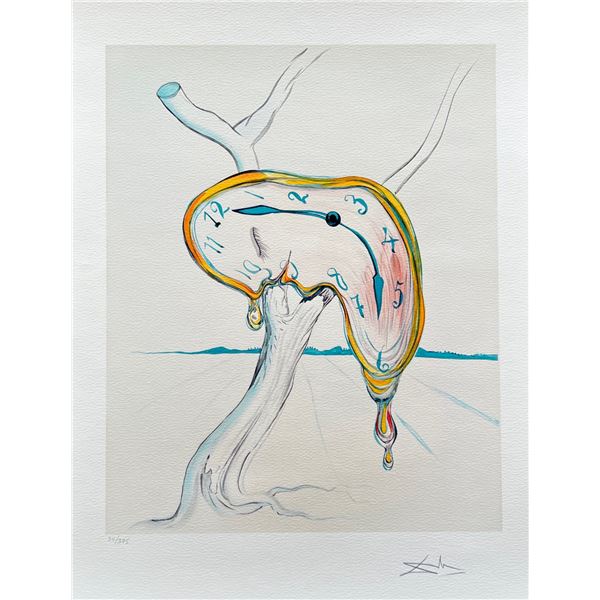 Salvador Dali MELTING CLOCK Facsimile Signed Numbered Giclee