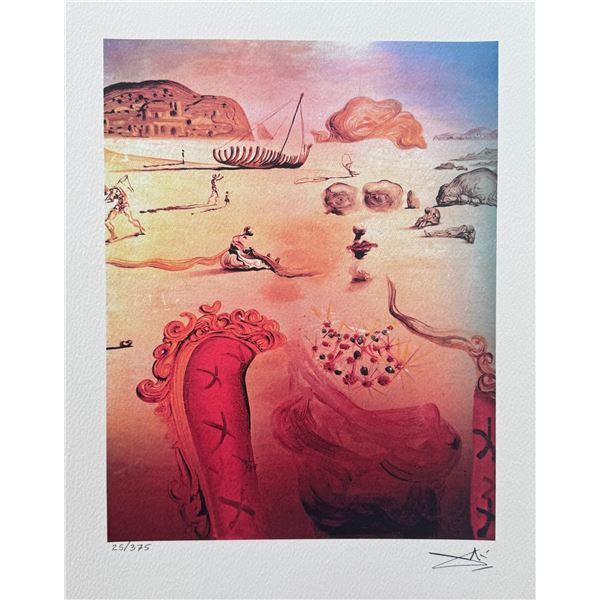Salvador Dali PARANOIA Facsimile Signed & Numbered Giclee